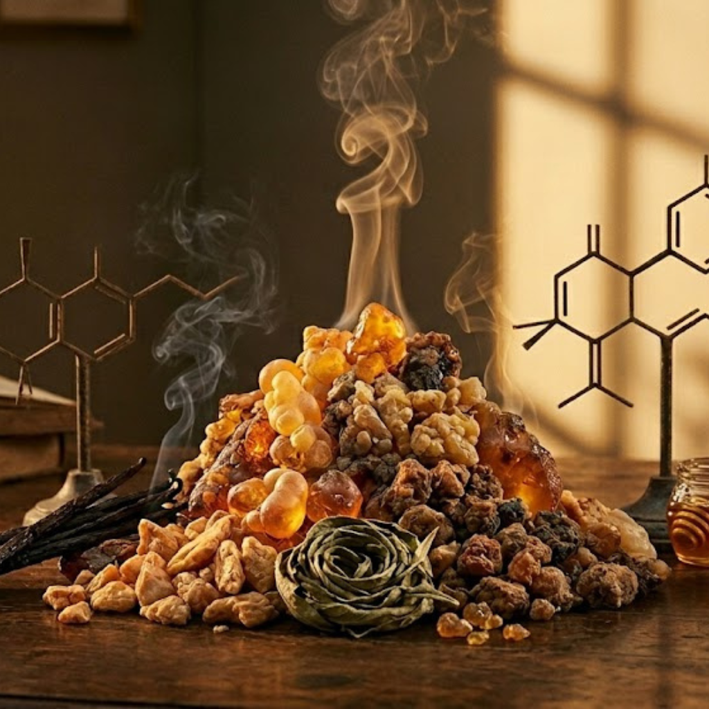 Amber — warmth, sensuality, and the long evening - for scent of dunes
