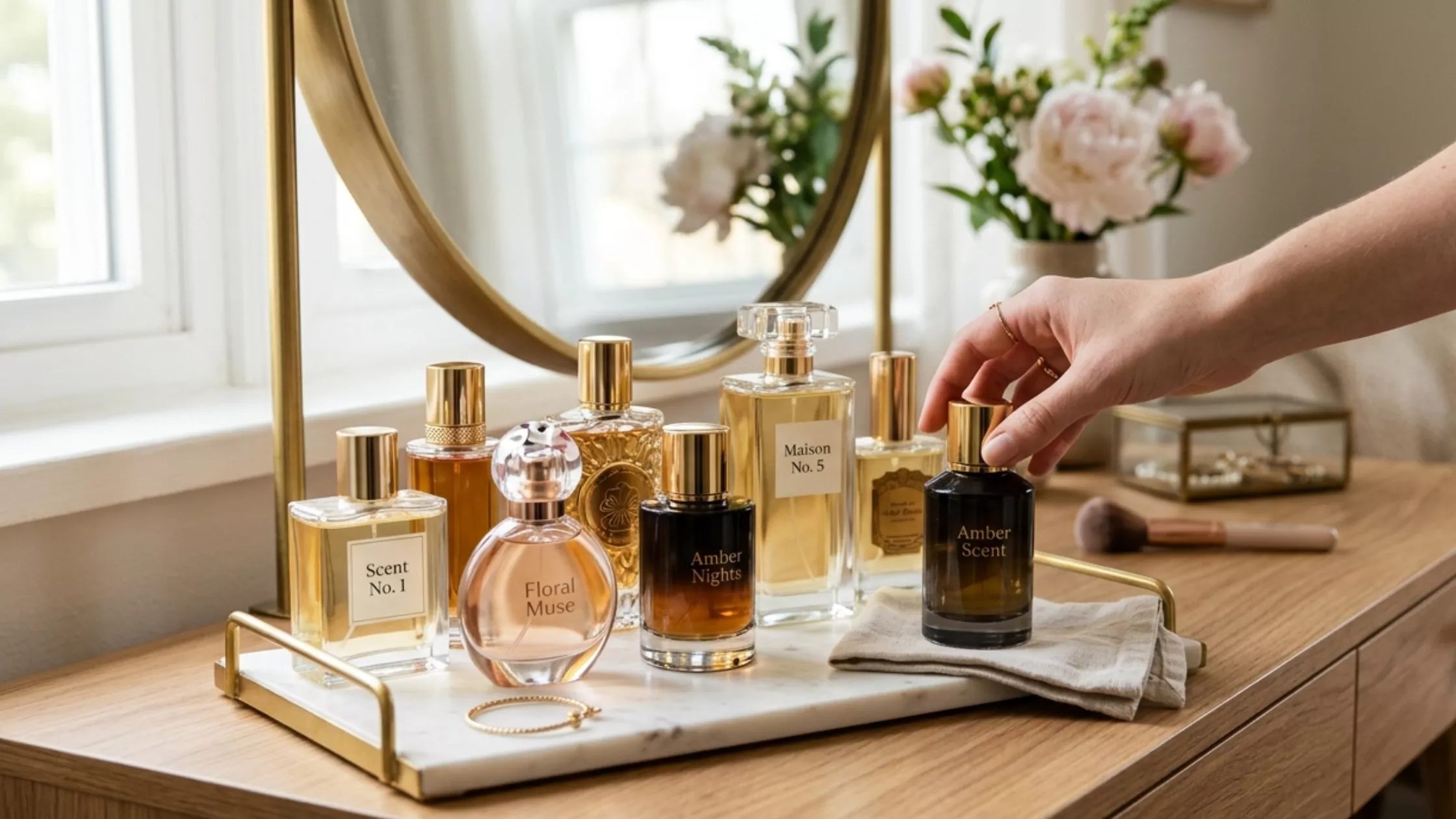 perfume collection for scent of dunes