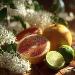 citrus and floral perfume notes