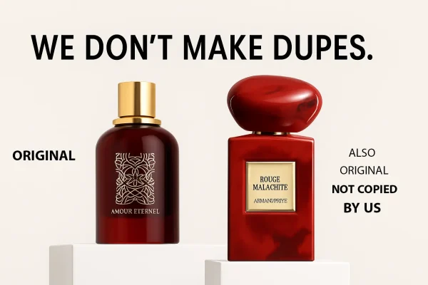 we dont make dupes at scent of dunes